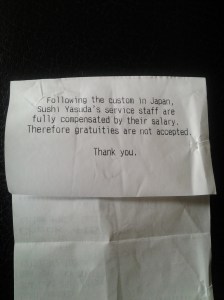 The best thing I've ever seen on a bill!